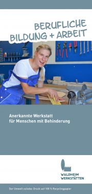 Flyer "Berufliche Bildung + Arbeit"
